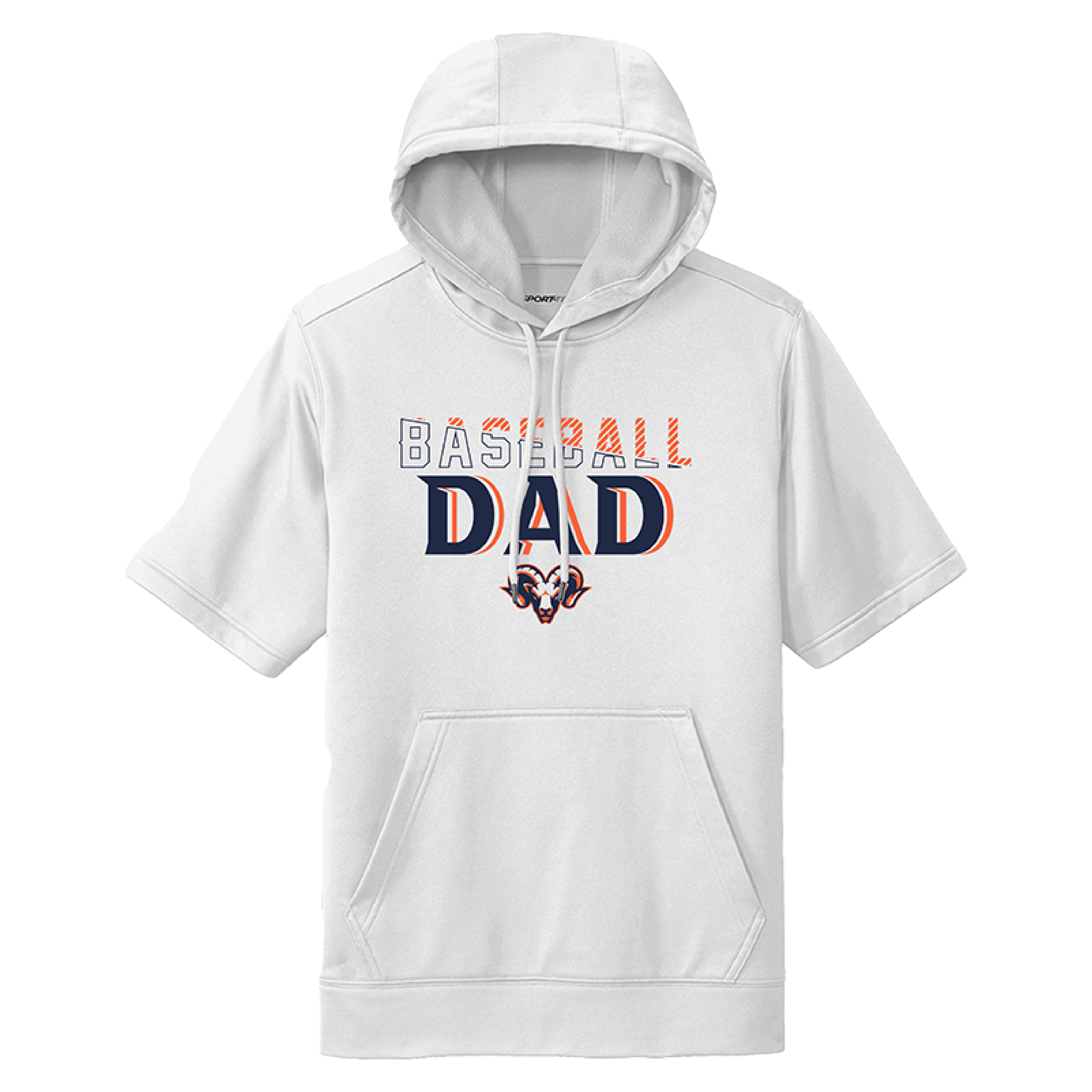 Baseball Dad Shortsleeve Hoodie | PHYA