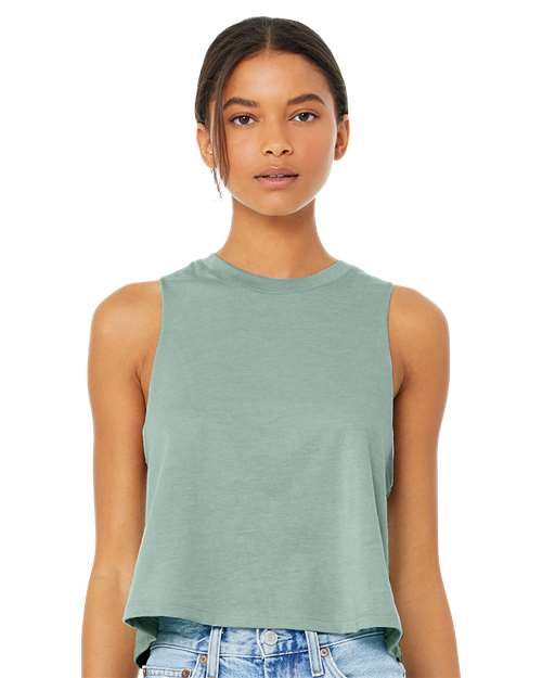 Women's Racerback Crop Tank - 6682