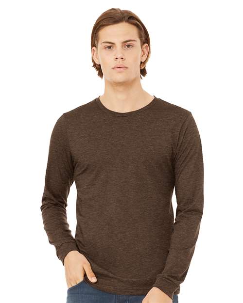 Heather CVC Long Sleeve Tee - 3501CVC