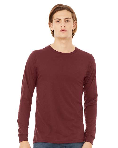 Heather CVC Long Sleeve Tee - 3501CVC