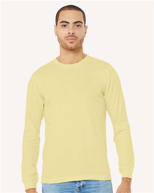 Heather CVC Long Sleeve Tee - 3501CVC