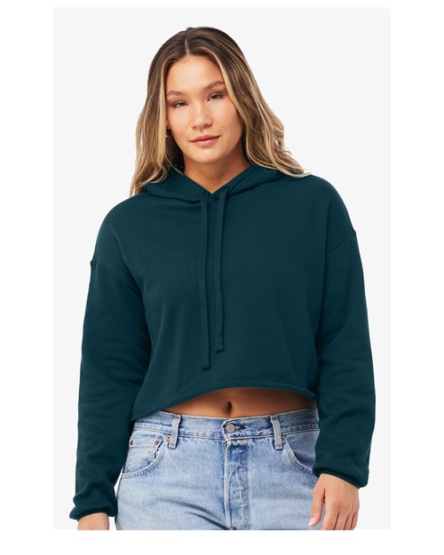 Women's Crop Fleece Hoodie - 7502