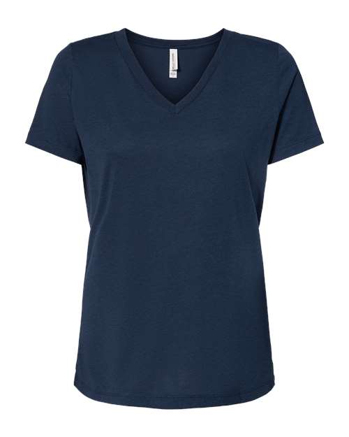 Women's Relaxed Triblend Short Sleeve V-Neck Tee - 6415