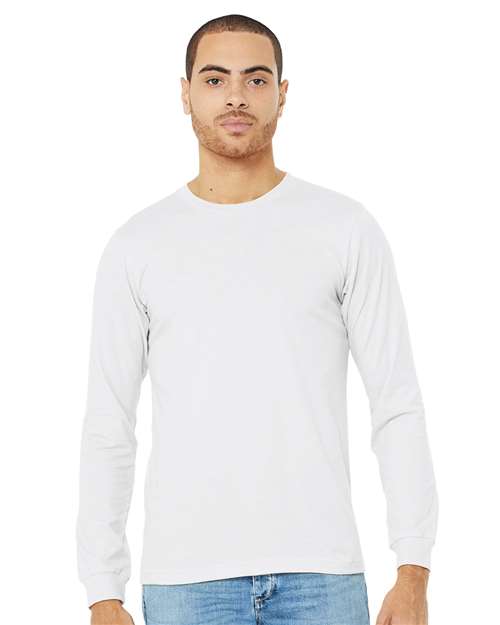 Heather CVC Long Sleeve Tee - 3501CVC