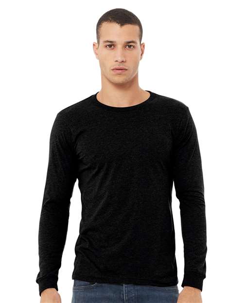 Heather CVC Long Sleeve Tee - 3501CVC