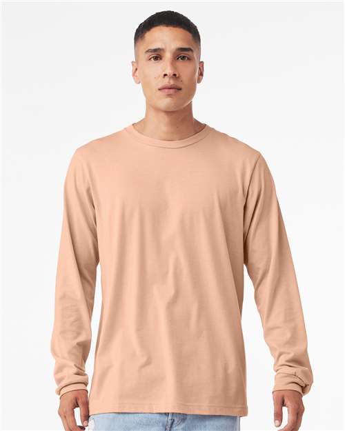 Heather CVC Long Sleeve Tee - 3501CVC