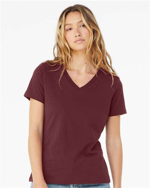 Women’s Relaxed Jersey V-Neck Tee - 6405