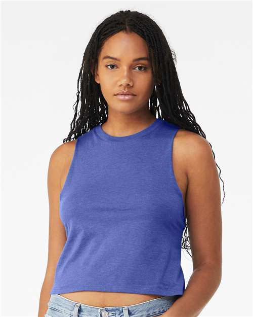 Women's Racerback Crop Tank - 6682