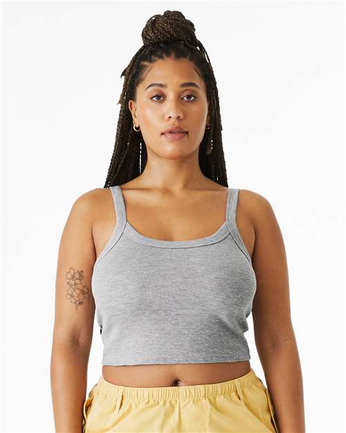 Women's Micro Rib Spaghetti Strap Tank - 1012