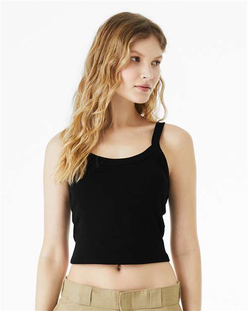 Women's Micro Rib Spaghetti Strap Tank - 1012