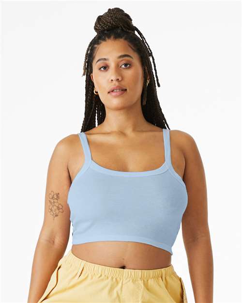 Women's Micro Rib Spaghetti Strap Tank - 1012