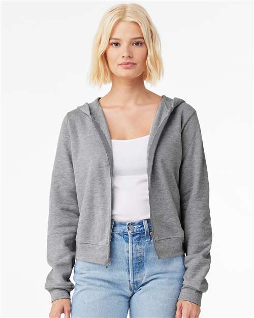 FWD Fashion Women's Sponge Fleece Full-Zip Hoodie - 7539