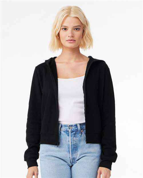 FWD Fashion Women's Sponge Fleece Full-Zip Hoodie - 7539