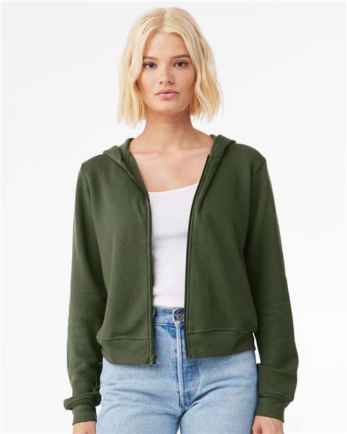 FWD Fashion Women's Sponge Fleece Full-Zip Hoodie - 7539