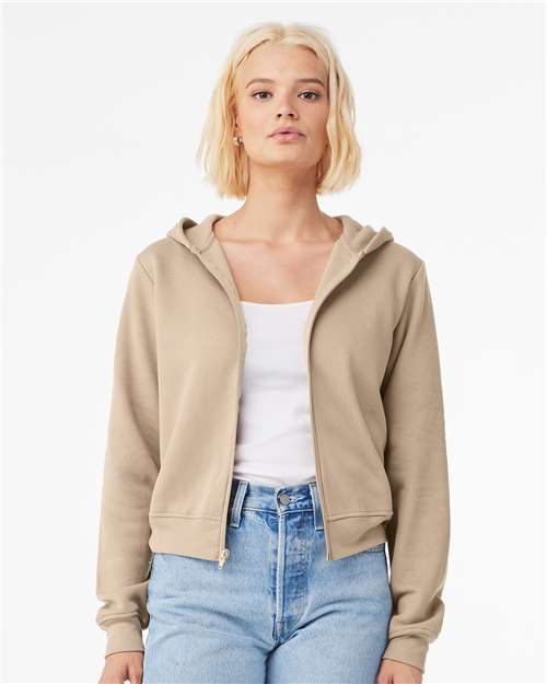 FWD Fashion Women's Sponge Fleece Full-Zip Hoodie - 7539