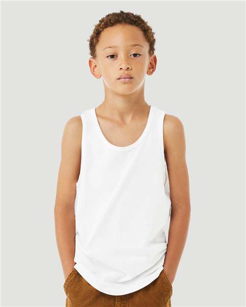 Youth Heather CVC Tank - 3480YCVC