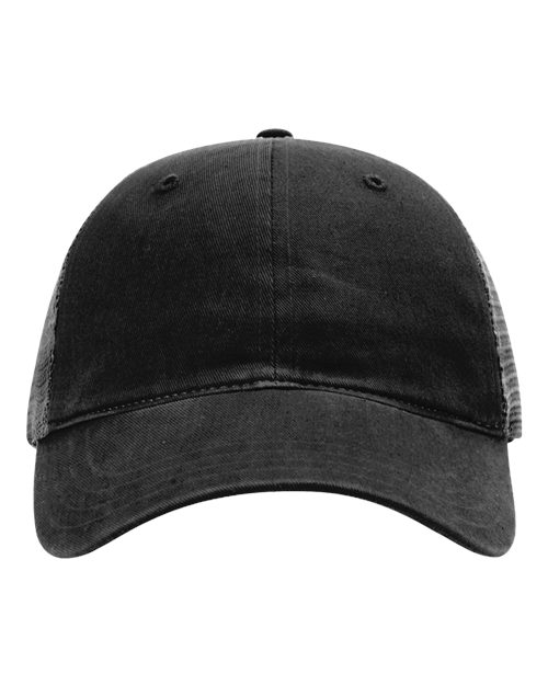 Garment-Washed Trucker Cap - 111