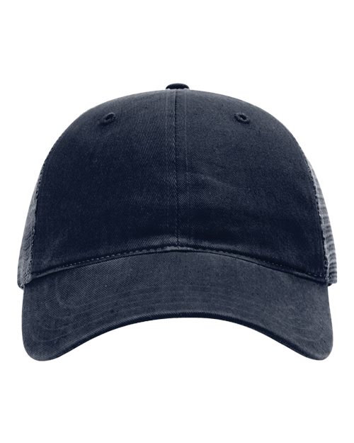 Garment-Washed Trucker Cap - 111
