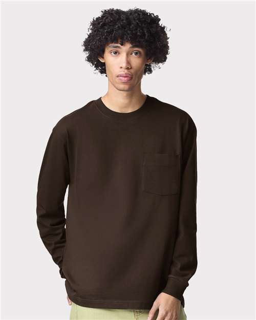 Super Heavyweight Long Sleeve Pocket Tee - 9410