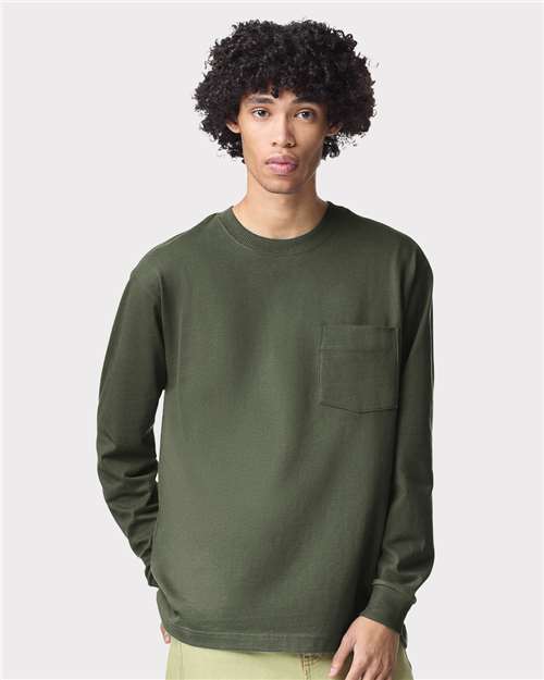 Super Heavyweight Long Sleeve Pocket Tee - 9410