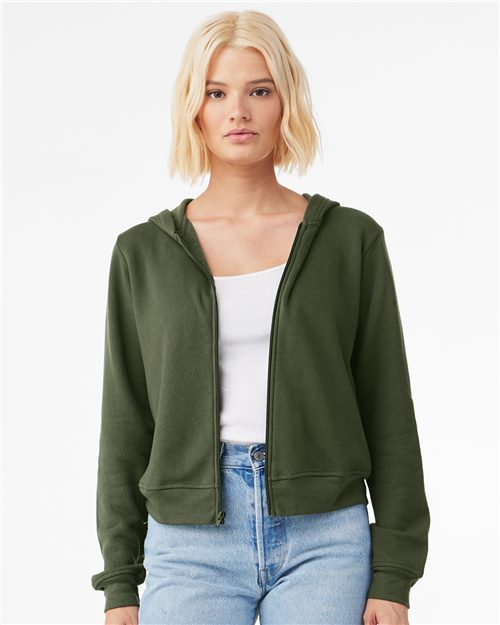 FWD Fashion Women's Sponge Fleece Full-Zip Hoodie - 7539