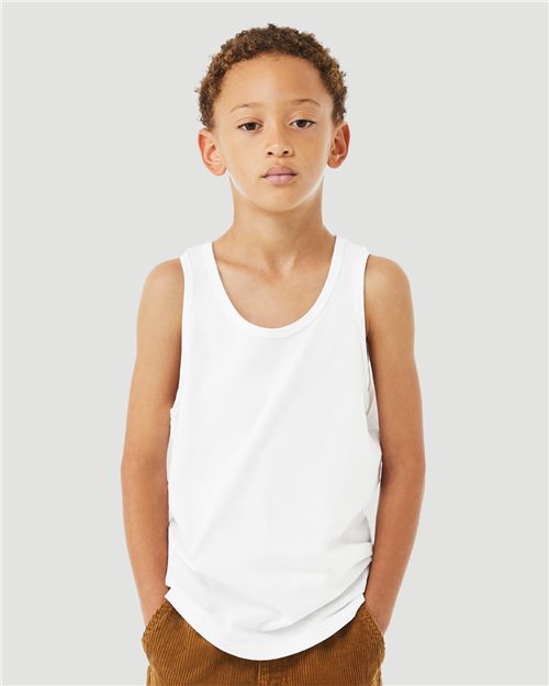 Youth Heather CVC Tank - 3480YCVC