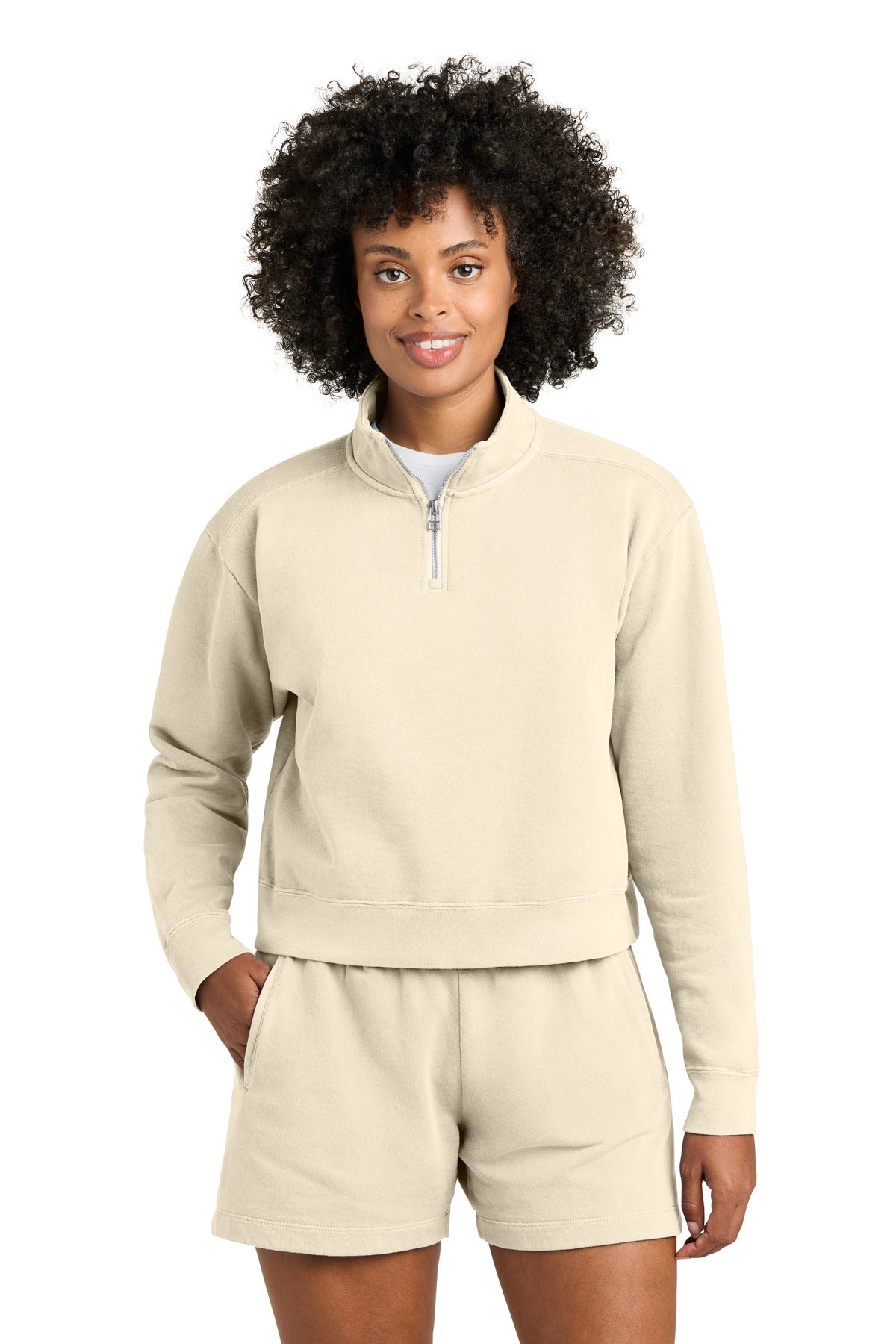 Comfort Colors Women's Mid-Length 1/4-Zip Sweatshirt 1580L