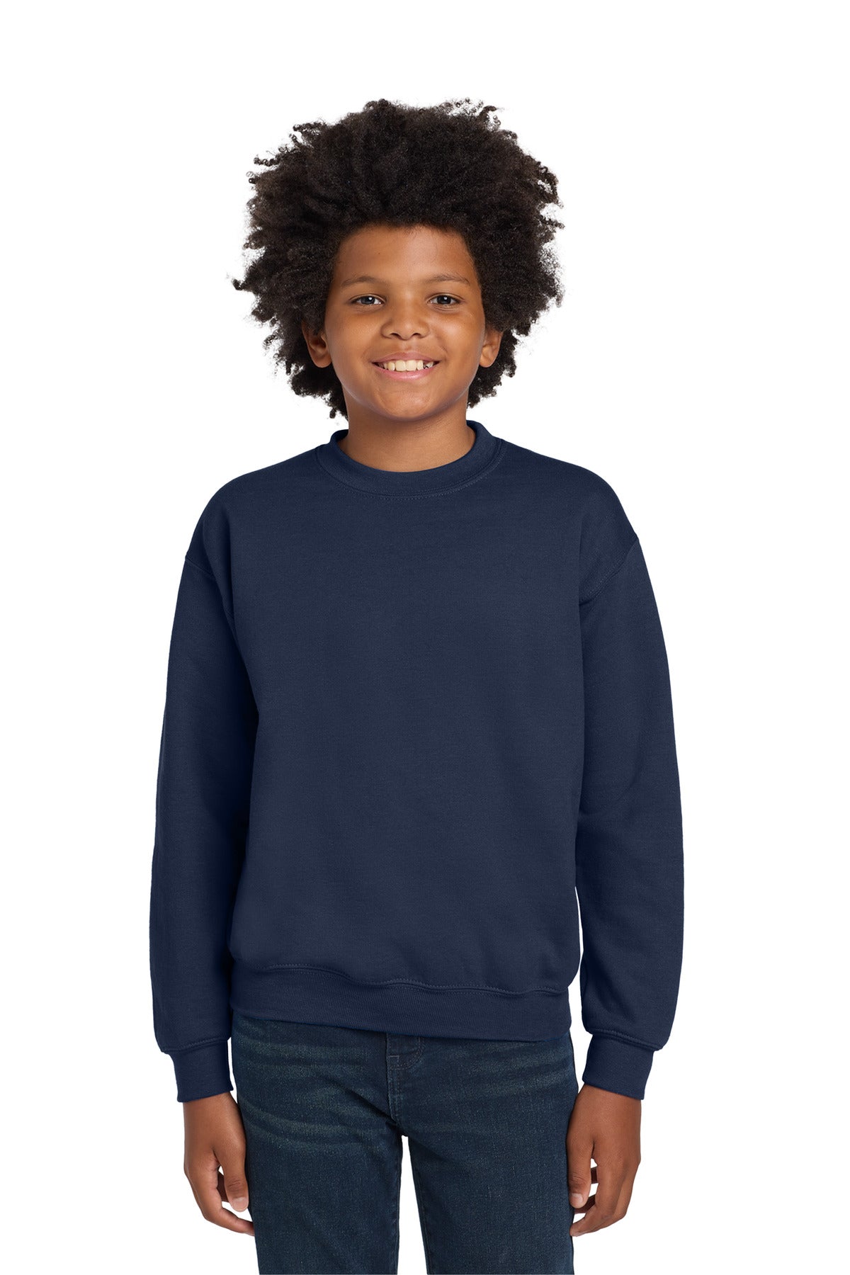 Gildan Youth Heavy Blend Crewneck Sweatshirt. 18000B