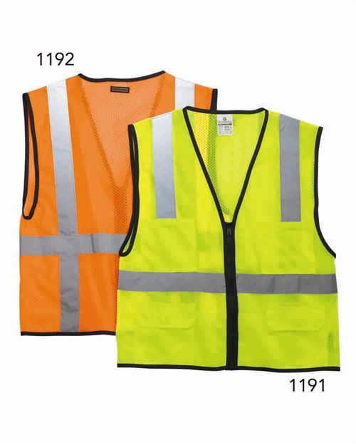 Economy Mesh 6-Pocket Vest - 1191-1192