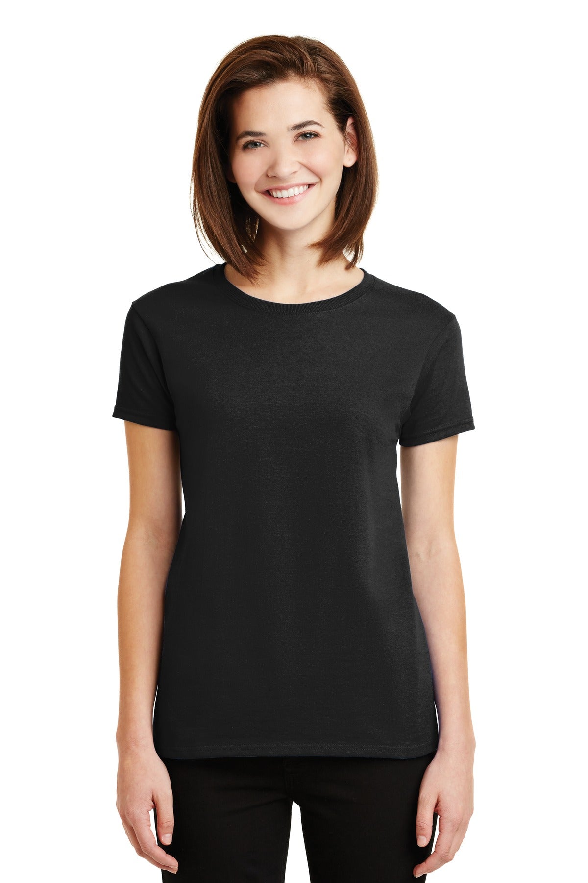2000L – Gildan   Women's Ultra Cotton   100% US Cotton T-Shirt.