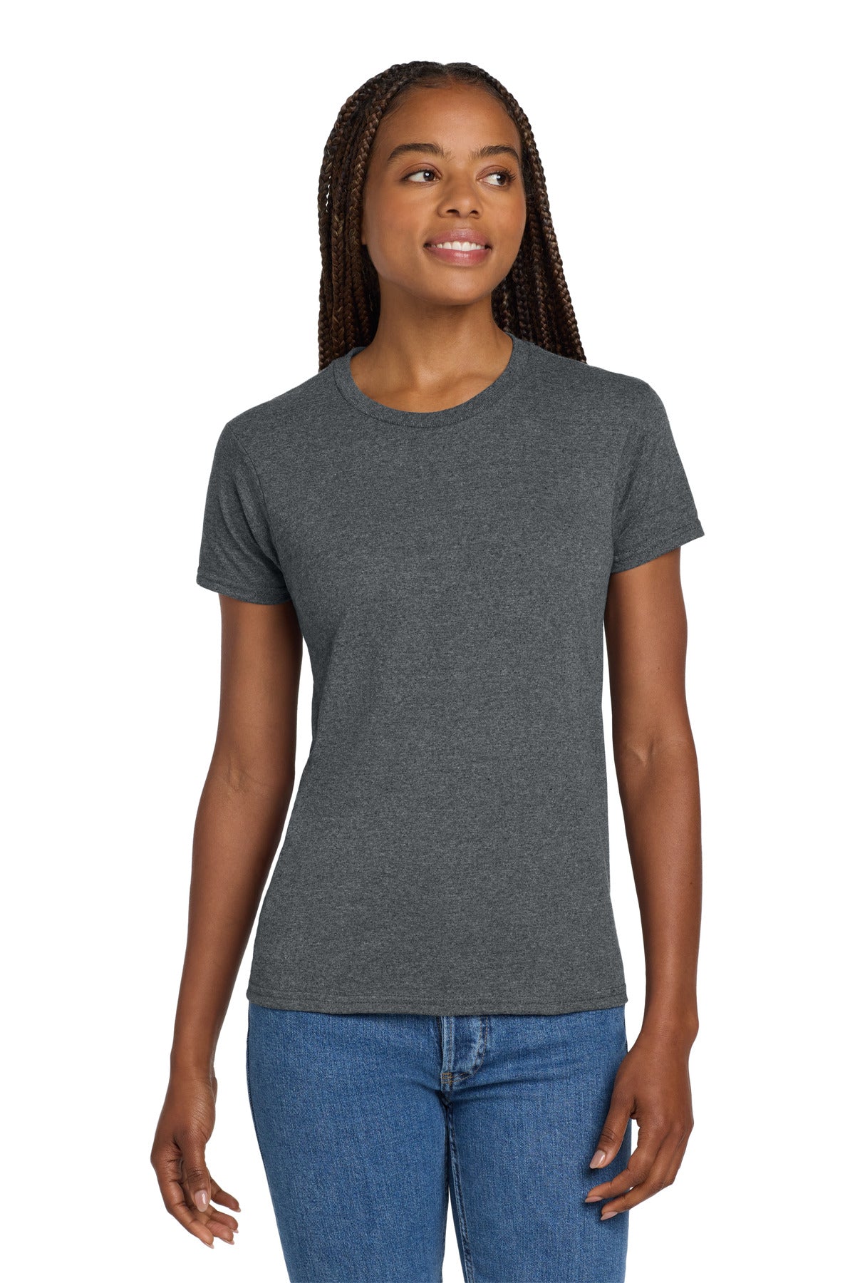 Gildan Women's Ultra Cotton 100% US Cotton T-Shirt. 2000L