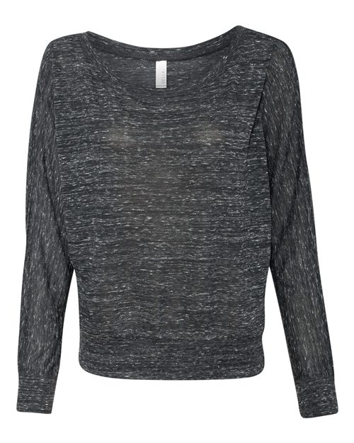 Women’s Flowy Off Shoulder Long Sleeve Tee - 8850