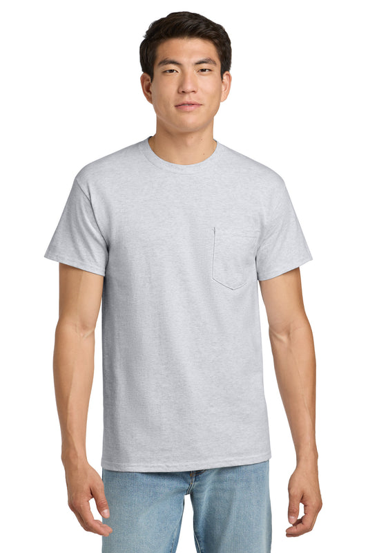 Gildan - Ultra Cotton 100% US Cotton T-Shirt with Pocket. 2300
