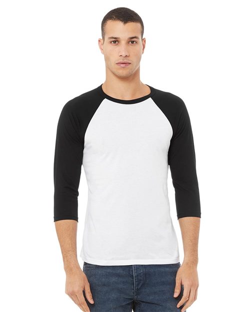 Three-Quarter Sleeve Baseball Tee - 3200