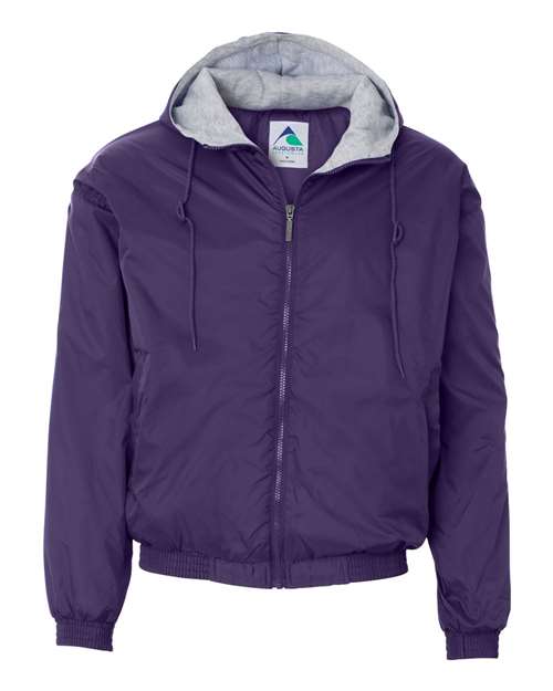 Fleece Lined Hooded Jacket - 3280