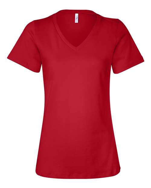 Women’s Relaxed Jersey V-Neck Tee - 6405