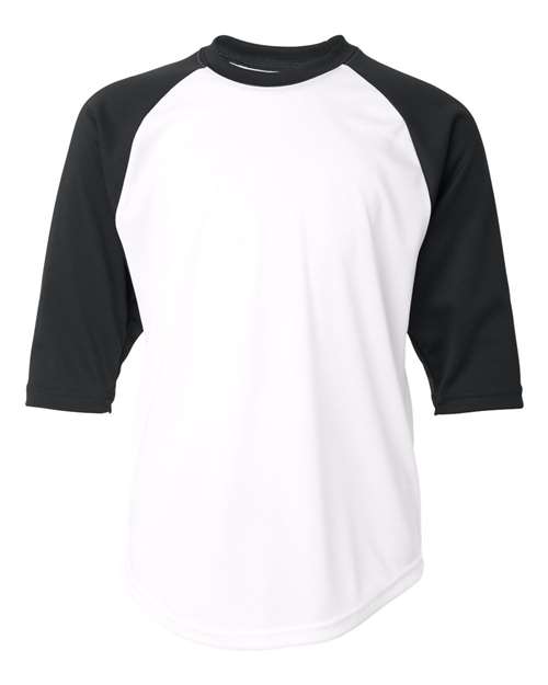 Youth B-Core 3/4 Sleeve Baseball T-Shirt - 2133