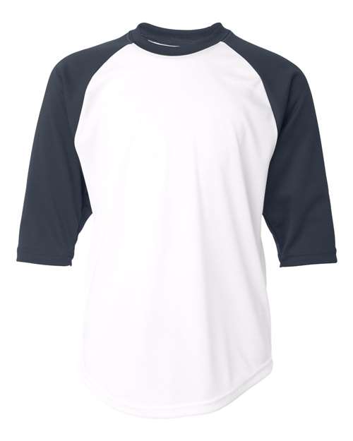 Youth B-Core 3/4 Sleeve Baseball T-Shirt - 2133
