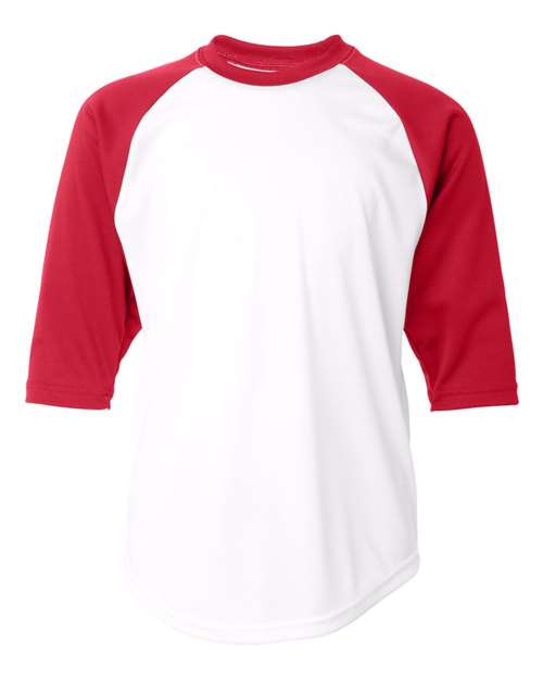 Youth B-Core 3/4 Sleeve Baseball T-Shirt - 2133