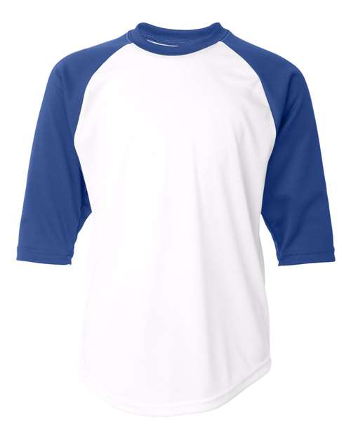 Youth B-Core 3/4 Sleeve Baseball T-Shirt - 2133