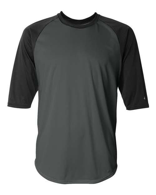 B-Core Three-Quarter Sleeve Baseball T-Shirt - 4133