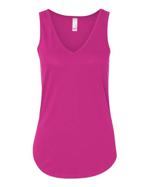 Women's Flowy V-Neck Tank - 8805