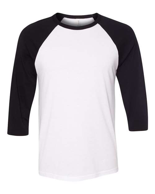 Three-Quarter Sleeve Baseball Tee - 3200