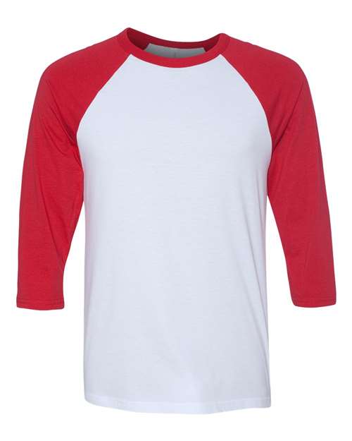 Three-Quarter Sleeve Baseball Tee - 3200