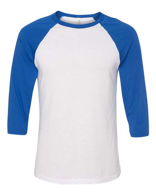 Three-Quarter Sleeve Baseball Tee - 3200