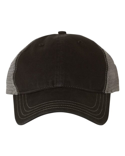 Garment-Washed Trucker Cap - 111