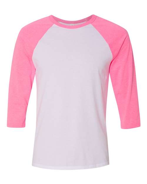 Three-Quarter Sleeve Baseball Tee - 3200