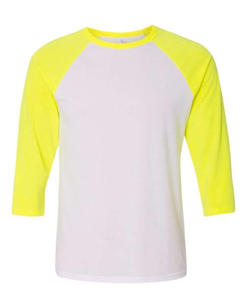 Three-Quarter Sleeve Baseball Tee - 3200