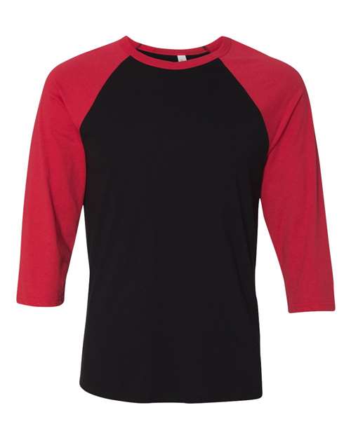 Three-Quarter Sleeve Baseball Tee - 3200