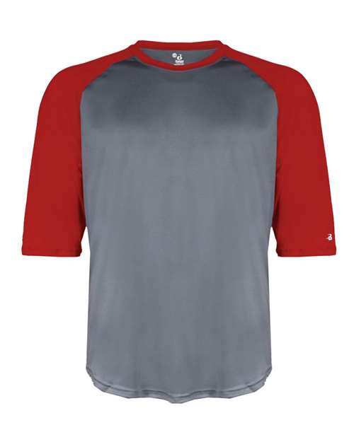 Youth B-Core 3/4 Sleeve Baseball T-Shirt - 2133
